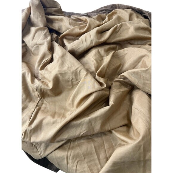 The African Star Long Suede Leather Coat Belted Embroidered Elephants XL Vintage - Picture 13 of 16